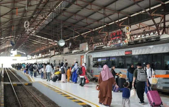 Stasiun Purwokerto Jadi Simpul Kepadatan Mudik Lebaran