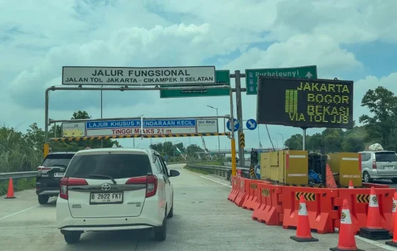 Urai Kepadatan Arus Balik Bandung-Jakarta, Tol Japek II Selatan Difungsikan