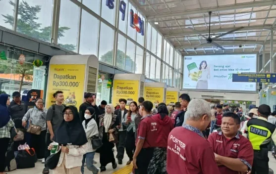 Arus Balik, KAI Daop 1: Capai Puluhan Ribu Penumpang
