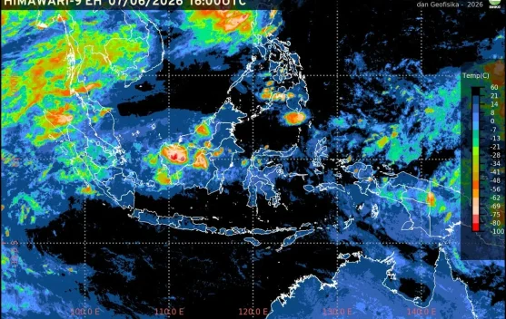 Prakiraan Cuaca Ibu  Kota Provinsi se-Indonesia, 8 Juni