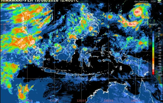 Prakiraan Cuaca Ibu Kota Provinsi se-Indonesia, 20 Juni