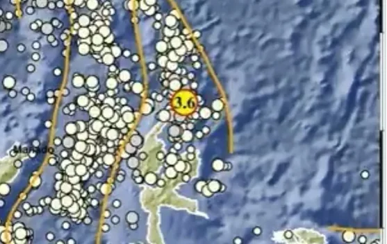 Gempa Magnitudo 3,6 Terjadi di Timur Laut Daruba - RRI.co.id