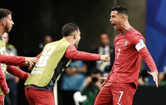 Inilah Arti Selebrasi 'Siuuu' Ronaldo saat Cetak Dua Gol atas Uzbekistan - RRI.co.id