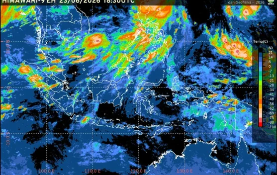 Prakiraan Cuaca Ibu Kota Provinsi se-Indonesia, 25 Juni - RRI.co.id