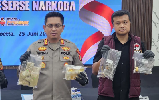 Pabrik Rumahan Vape Ganja Internasional Beromzet Rp360 Miliar Terbongkar - RRI.co.id