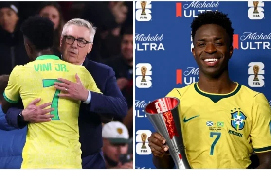 Vinicius Jr Sebut Ancelotti Pelatih Terbaik Dunia - RRI.co.id
