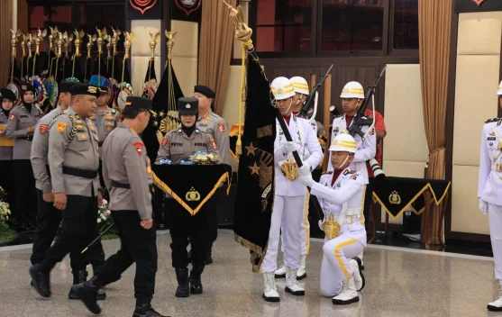 Jelang Hari Bhayangkara, Polri Teguhkan Pengabdian Lewat Penyucian Panji - RRI.co.id