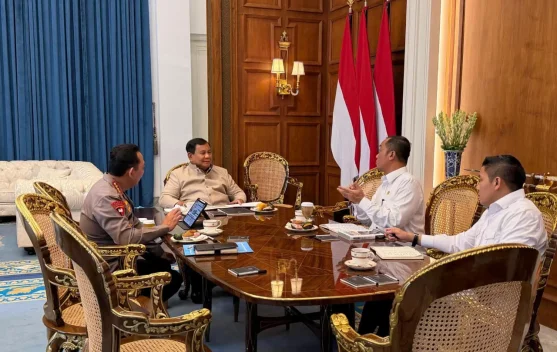 Kapolri Menghadap Presiden Prabowo Subianto Lapor Keamanan - RRI.co.id