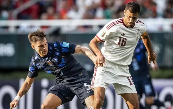 Gol Alex Baena Bawa Spanyol Ungguli Uruguay pada Babak Pertama - RRI.co.id