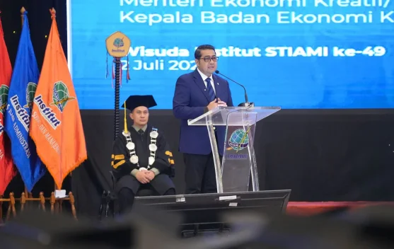 Menteri Ekraf Ajak Wisudawan STIAMI Ciptakan Wirausaha lewat Ekonomi Kreatif - RRI.co.id