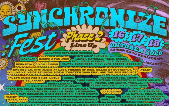 Synchronize Fest 2026 Umumkan Lineup Fase Kedua, Ada Bernadya hingga Hindia