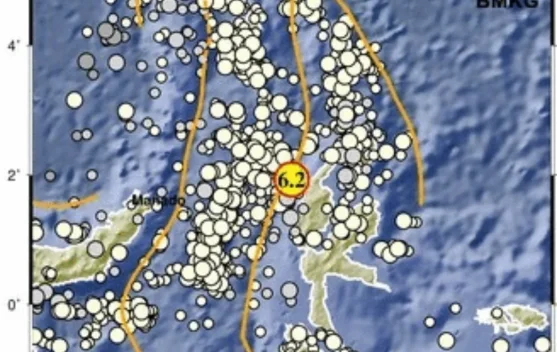 Gempa Magnitudo 6,2 Guncang Halmahera Barat, BMKG Pastikan Tidak Berpotensi Tsunam