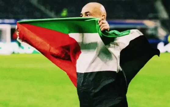 Pelatih Mesir Rayakan Kemenangan dengan Bendera Palestina - RRI.co.id