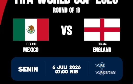 Prediksi Meksiko vs Inggris, Simak 'Head to Head' Keduanya - RRI.co.id