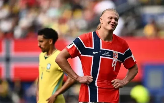 Dua Gol ke Gawang Brasil, Haaland Kini Sejajar dengan Messi dan Mbappé Puncak Top Skor - RRI.co.id