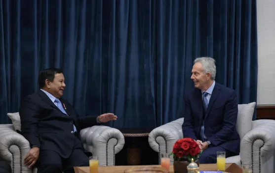 Presiden Prabowo terima Kunjungan PM Inggris Tonny Blair - RRI.co.id