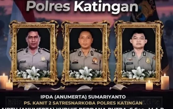 Kapolri Anugerahkan KPLB Anumerta kepada Tiga Personel Polres Katingan - RRI.co.id