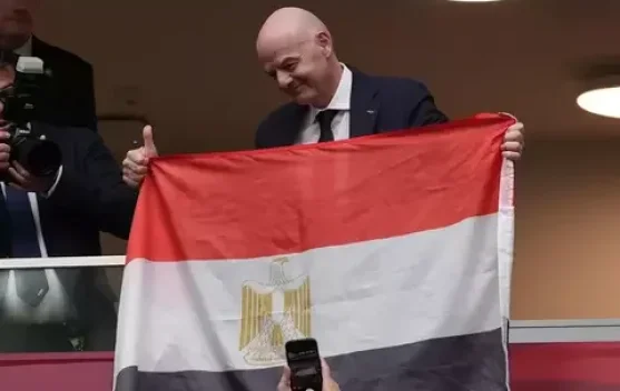 Aksi Presiden FIFA Curi Perhatian di tengah Kontroversi Laga Argentina vs Mesir - RRI.co.id