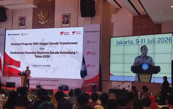 Mendiktisaintek Harap Siswa Sekolah dan Penerima Beasiswa Garuda jadi Petarung