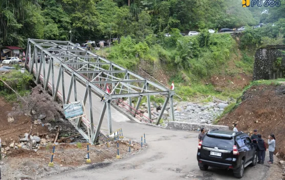 PU Pastikan Jembatan Enang-Enang Tetap Beroperasi Selama Penguatan Struktur - RRI.co.id