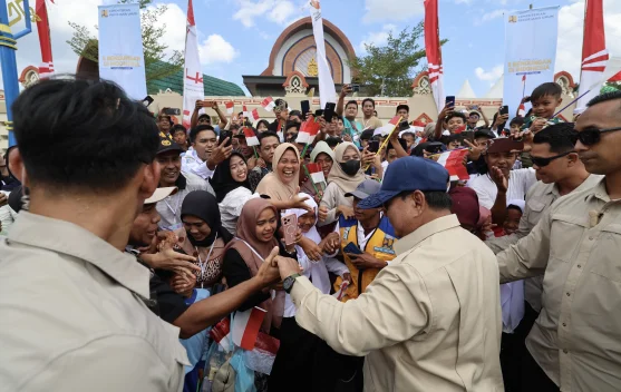 Pesan Presiden Prabowo di Meninting: Saya Titip Jaga Bendungan Ini dengan Baik - RRI.co.id