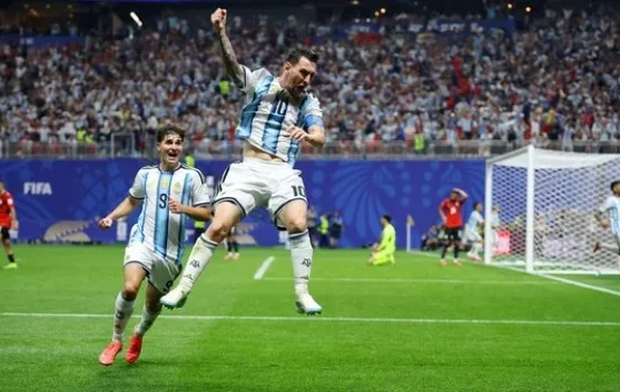 Lagi-Lagi Ukir Sejarah usai Swiss Tumbang, Messi Pecahkan Rekor 'Assist' Piala Dunia - RRI.co.id