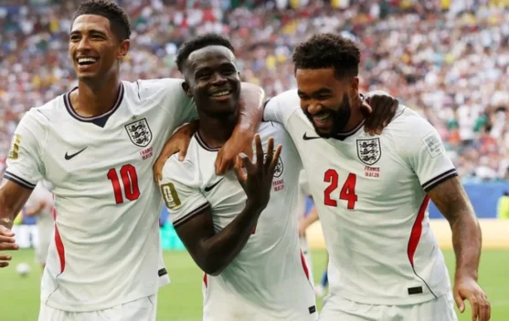 Saka Bangga Ukir Sejarah 'Hat-trick', meski Inggris Tutup Piala Dunia Posisi Ketiga