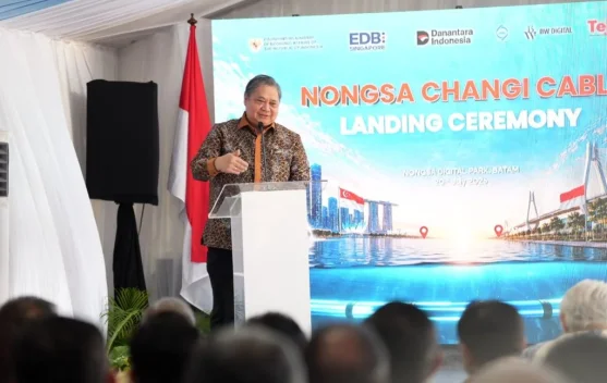 Pembangunan  Sistem Kabel Nongsa-Changi, Koridor Digital Indonesia-Singapura