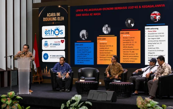 Pemikiran Ekonom Sumitro Djojohadikusumo Dorong RUU Perekonomian Nasional - RRI.co.id