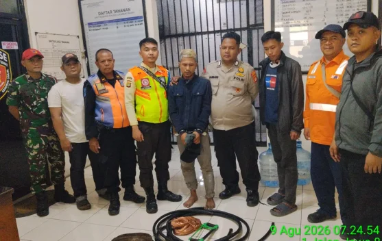 Petugas KAI Services Tangkap Pencuri Kabel Persinyalan di Cikarang