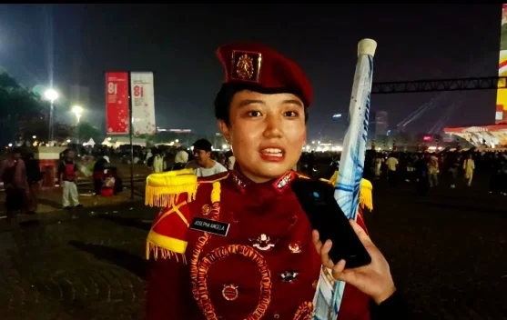 Senyum Josepha usai Kirab, dari Color Guard hingga Harapan untuk Indonesia