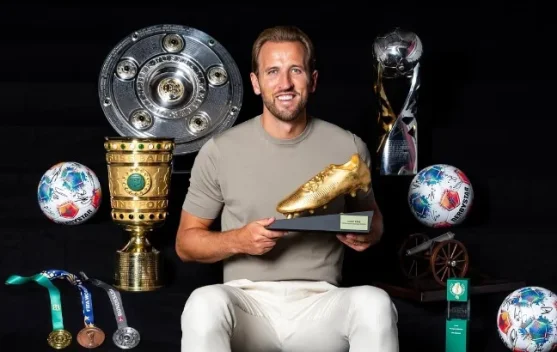 Harry Kane Raih Sepatu Emas 2026 usai Jadi Raja Gol Eropa
