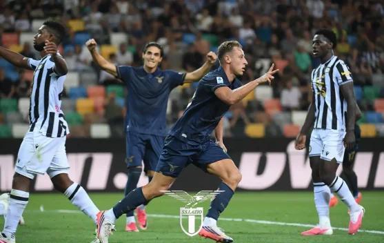 Gol di Penghujung Laga Antarkan Tiga Poin Penuh Lazio atas Udinese
