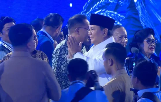 Presiden Prabowo Hadiri Puncak Perayaan HUT ke-25 Partai Demokrat