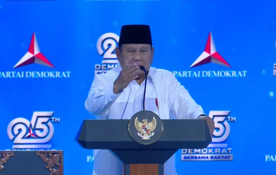 Presiden Prabowo ke Demokrat: Kita Punya Cita-cita dan Prinsip yang Sama