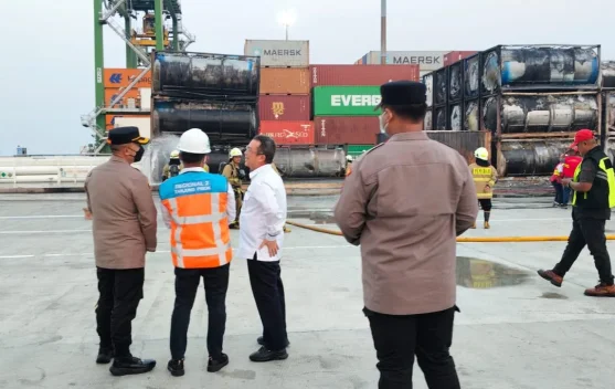 Kontainer Terbakar di NPCT1, Polisi Gandeng Labfor