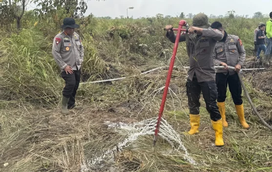 Polda Jambi Gunakan 1.400 Liter X-Fire Tangani Karhutla di Taman Nasional Berbak