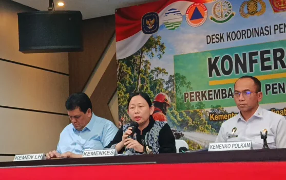 Kemenkes Catat 174.694 Kasus ISPA imbas Karhutla, 40 Ribu Balita