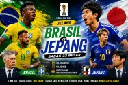 Preview Brasil vs Jepang, 32 Besar Piala Dunia: Lima Kali Juara Dunia vs Kekuatan Asia