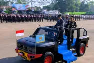 Presiden Prabowo Pimpin Upacara HUT Bhayangkara ke-80