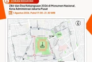 Ada Zikir dan Doa Kebangsaan di Monas Malam Ini, Cek Rute Alternatifnya