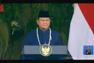 Presiden Prabowo Pimpin Upacara HUT Ke-81 RI di Istana