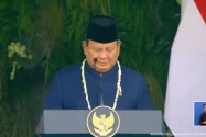Presiden Prabowo Ajak Masyarakat Doakan Korban Bencana pada Upacara HUT Ke-81 RI