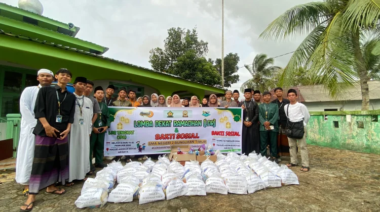 OSIS Smanda Gelar LDR, Bakti Sosial Sambut Ramadhan