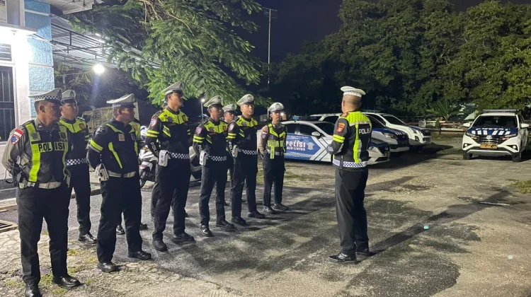 Satlantas Polres Natuna Amankan Perayaan Imlek Di Kota Tua Penagi