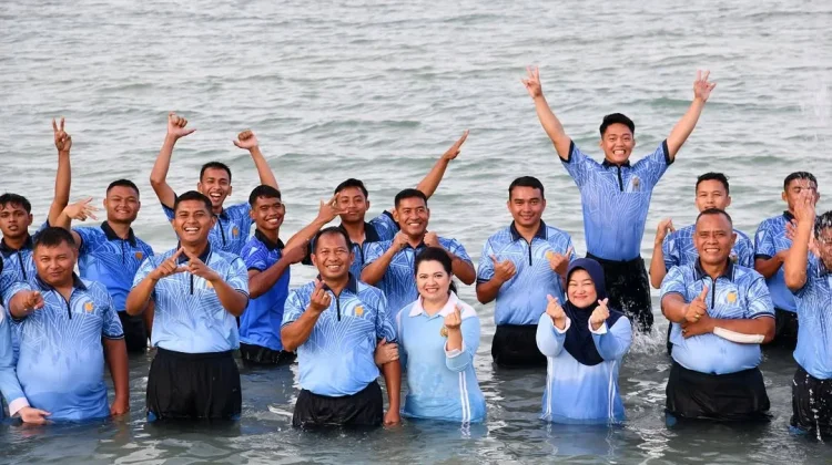 Lanud Raden Sadjad Natuna Gelar Padusan Sambut Ramadhan 1447 H