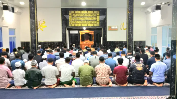 Lanud Raden Sadjad Sambut Ramadan dengan Tarawih Bersama