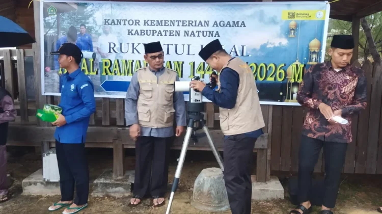 Begini Proses Pemantauan Hilal di Teluk Buton