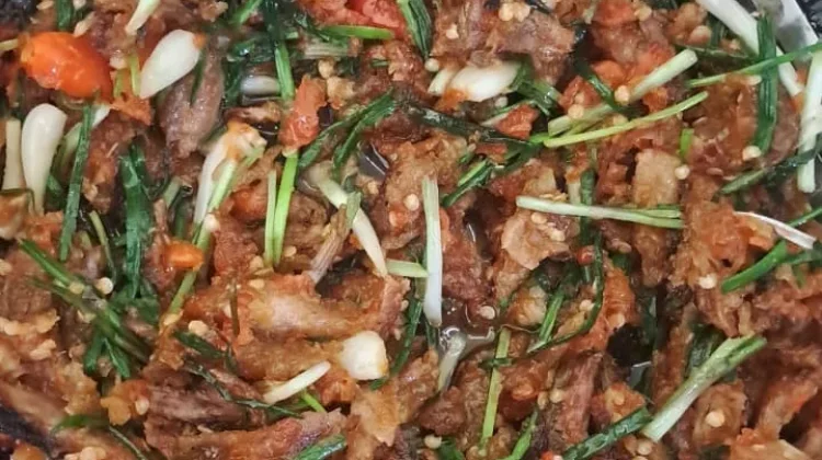 Resep Ikan Salai Sambal Kucai Ala Mimina