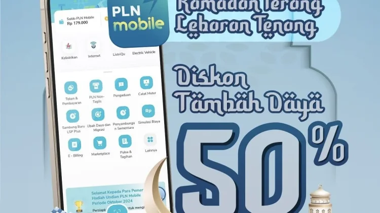 Diskon Tambah Daya 50 Persen di Bulan Ramadhan